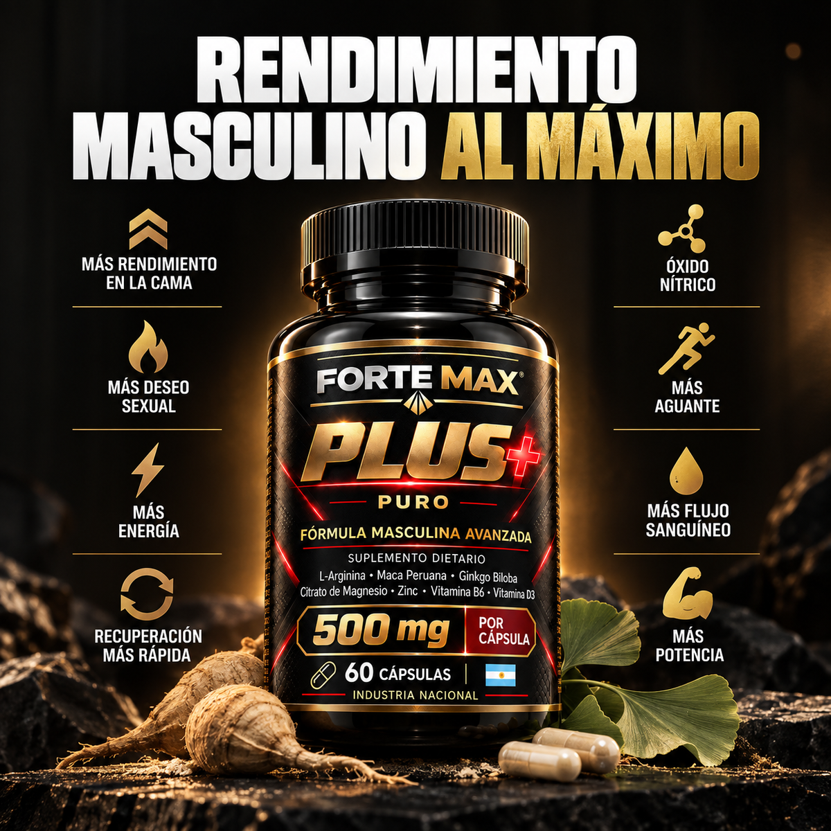 Forte Max Plus+ | Fórmula Masculina Avanzada