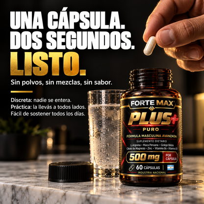 Forte Max Plus+ | Fórmula Masculina Avanzada