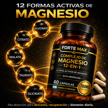 60 CÁPSULAS EXTRAS - Complejo De Magnesio