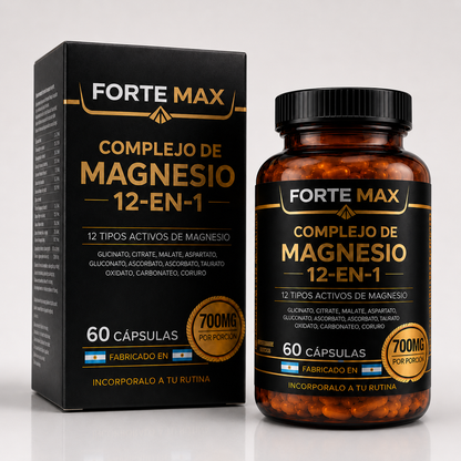 60 CÁPSULAS EXTRAS - Complejo De Magnesio