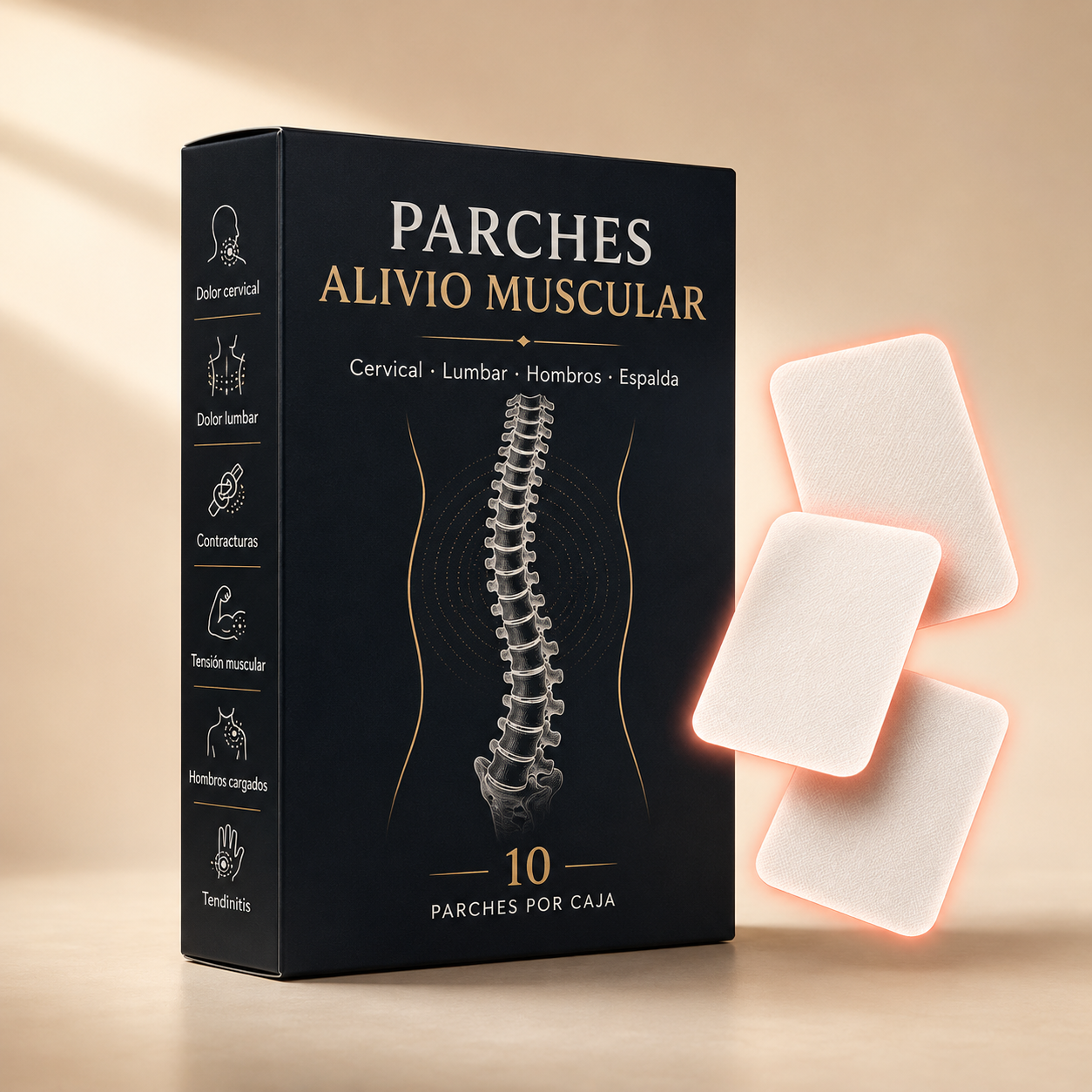 Parches Alivio Muscular - X2